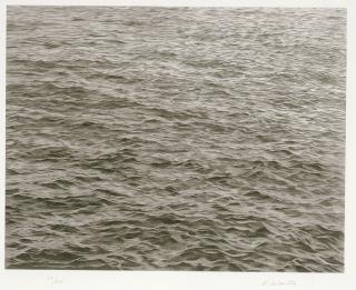 Vija Celmins - Ocean With Cross #1