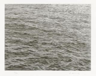 Vija Celmins - Ocean with Cross #1