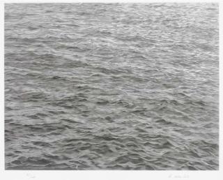 Vija Celmins - Ocean with Cross #1