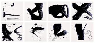 Vik Muniz - After Motherwell (Pictures of Ink) I-VIII