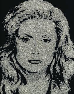 Vik Muniz - Catherine Deneuve (From The Diamond Series)