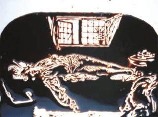 Vik Muniz - Death of Chatterton (From Pictures of Chocolate)