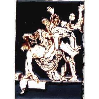 Vik Muniz - Descent From The Cross, After Caravaggio (Series Pictures Of Chocolate)