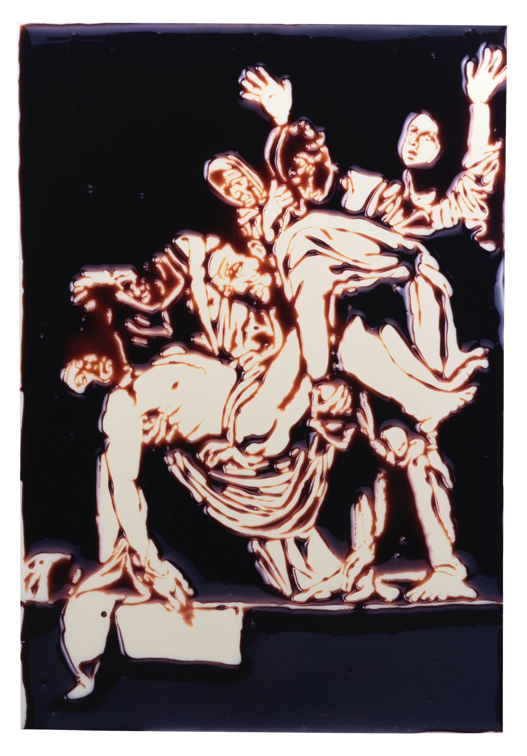 Vik Muniz - Descent from the Cross (After Caravaggio)