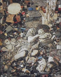 Vik Muniz - Diana and Endymion (Detail), after Francesco Mola (from the series Pictures of Junk)