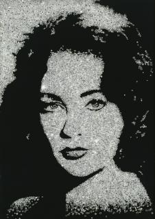 Vik Muniz - Elizabeth Taylor (Diamond Divas)