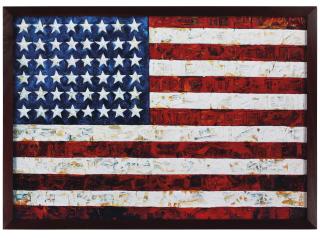 Vik Muniz - Flag, after Jasper Johns, from Pictures of Pigment, 2007