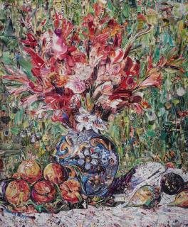 Vik Muniz - Flowers and Fruit, after Pierre-Auguste Renoir (from Pictures of Magazine 2)