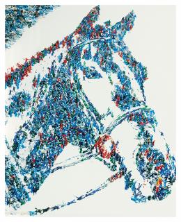 Vik Muniz - Horse (from the Monad series)