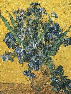 Vik Muniz - Irises, After Van Gogh (Pictures Of Magazines)