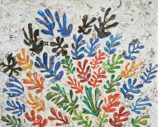 Vik Muniz - LACMA (La Gerbe, after Matisse), Repro