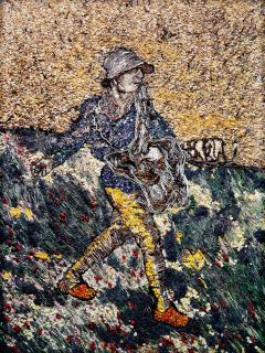 Vik Muniz - Le Semeur, d\'après Van Gogh