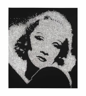 Vik Muniz - Marlene Dietrich (from Pictures of Diamonds)