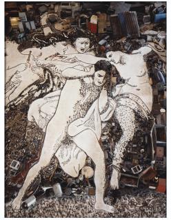 Vik Muniz - Orestes Pursued by the Furies, after Adolphe William Bouguereau (from Pictures of Junk), 2006