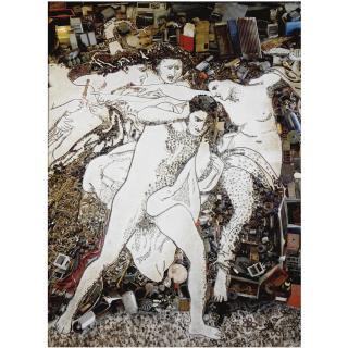 Vik Muniz - Orestes Pursued By The Furies, After Adolphe William Bouguereau (Pictures Of Junk)