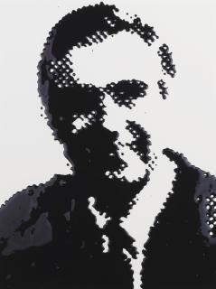 Vik Muniz - Pantheon I (American Men), Mr. Rogers, From Pictures Of Ink