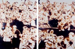 Vik Muniz - Photo opportunity de la série \'Pictures of Chocolate\', 1997