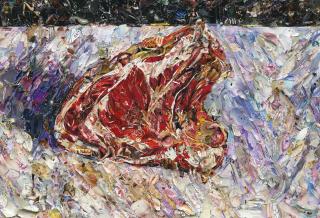 Vik Muniz - Pictures Of Magazine 2: Rib Of Beef After Gustave Caillebotte