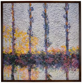 Vik Muniz - Poplars, after Claude Monet (Pictures of Pigments)