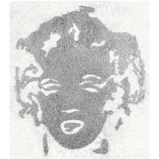 Vik Muniz - Reversal Grey Marilyn (Pictures Of Diamond Dust)  