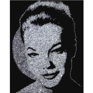 Vik Muniz - Romy Schneider (From Diamond Divas)