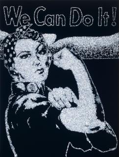 Vik Muniz - Rosie The Riveter (from Pictures of Diamonds), 2004