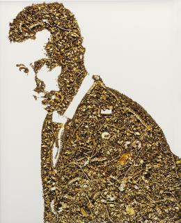Vik Muniz - Self-Portrait (Golden Boy)