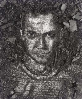 Vik Muniz - Self-Portrait (Pictures of Soil)