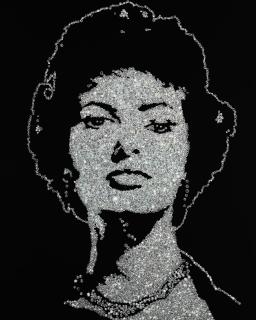 Vik Muniz - Sophia Loren (Diamond Divas)