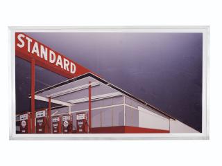 Vik Muniz - Standard Station, after Ed Ruscha (from Pictures of Cars)