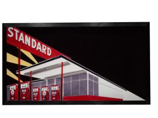 Vik Muniz - Standard Station (Night), after Ed Ruscha (from \'Pictures of Cars\')