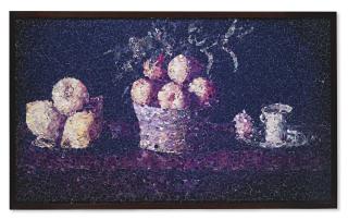 Vik Muniz - Still Life With Lemons, Oranges, And A Rose, After Francisco Zurbarán (From Pictures Of Magazines)
