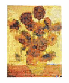 Vik Muniz - Sunflowers (After Vincent Van Gogh), From: Pictures Of Colours