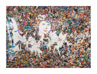 Vik Muniz - The Cottingley Fairies (from Rebus series), 2004