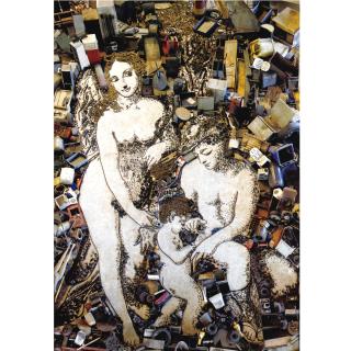 Vik Muniz - The Education Of Cupid, After Correggio (Pictures Of Junk)