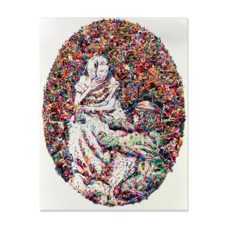 Vik Muniz - The Mask, After Oscar Rejlander (Rebus)