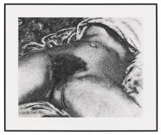 Vik Muniz - The Origin of the World (After Courbet) from Pictures of Soil, 1999