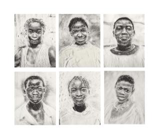 Vik Muniz - The Sugar Children: Valentina, The Fastest; Jacynthe Loves Orange Juice; Big James Sweats Buckets; Lil\' Calist Can\'T Swim; Valicia Bathes In Sunday Clothes; Ten Ten\'S Weed Necklace