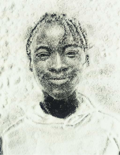 Vik Muniz - Valicia Bathes In Sunday Clothes, From The Series The Sugar Children, 1996