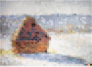 Vik Muniz - Vik Muniz, ‘Haystack no.1, After Monet (from Pictures of Color)\', 2001