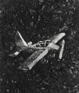 Vik Muniz - \'Vol De Nuit (Toy Plane), From The Soil Pictures Series\'