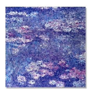 Vik Muniz - Water Lilies, after Monet