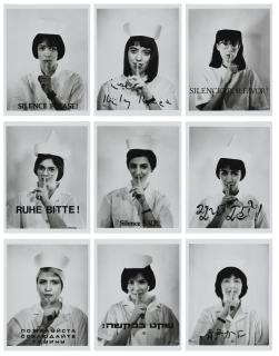 Vik Muniz - White Noise (Nurses), 1990-91