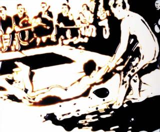 Vik Muniz - Yves Klein (From Pictures of Chocolate)