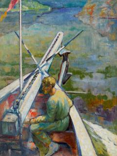 Vikenty Pavlovich Trofimov - Boat On A River