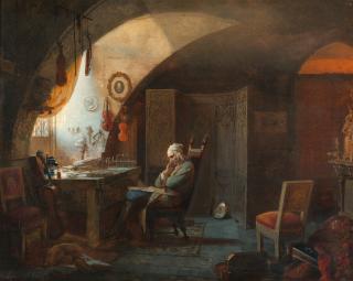 Viktor Alexejewitsch Bobrov - Antonio Stradivari in seinem Atelier