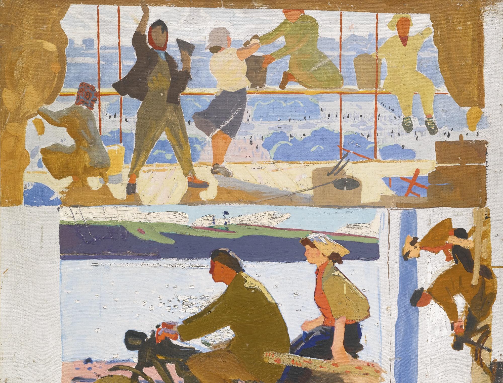 Viktor Efimovich Popkov - Study For Off To Work