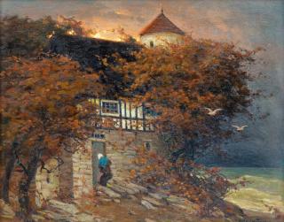 Viktor Ivanovich Zarubin - At Dusk.
