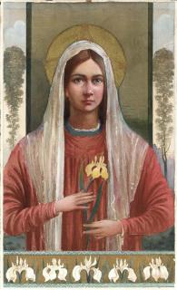 Viktor Mikhailovich Vasnetsov - Portrait of a Saint