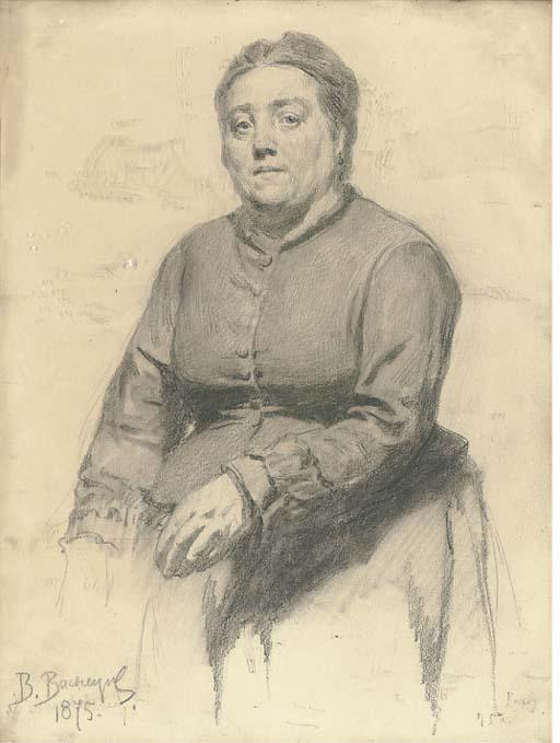 Viktor Mikhailovich Vasnetsov - Une Parisienne